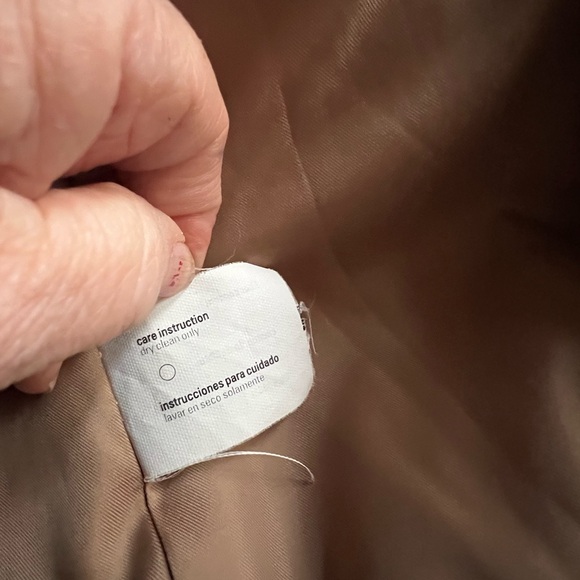 VTG. Esprit 100% Wool Camel penny lane outerwear double breasted coat. L - Picture 3 of 10